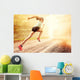 Female Runner Wall Decal