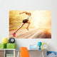 Female Runner Wall Decal