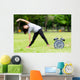 Morning Exercise and Black Wall Decal
