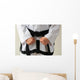 Taekwon-do Woman Ready for Wall Decal