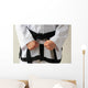 Taekwon-do Woman Ready for Wall Decal