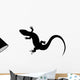 Beautiful Monochrome Lizard Lizard Wall Decal