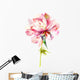 Watercolor Pink Peony Wall Decal