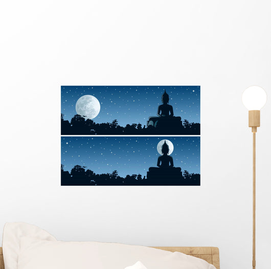 Buddha Night Wall Decal