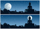 Buddha Night Wall Decal