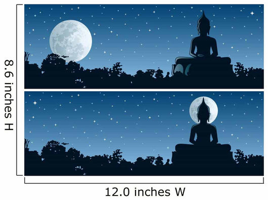 Buddha Night Wall Decal