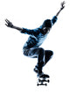 Man Skateboarder Skateboarding Silhouette Wall Decal