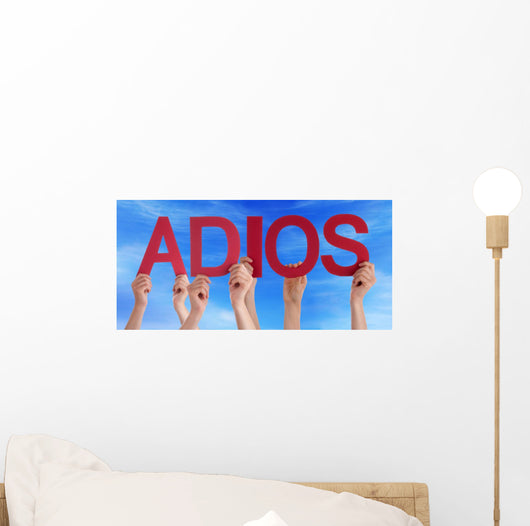 People Holding Straight Spanish Wall Decal