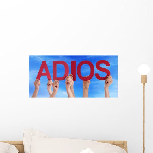 People Holding Straight Spanish Wall Decal