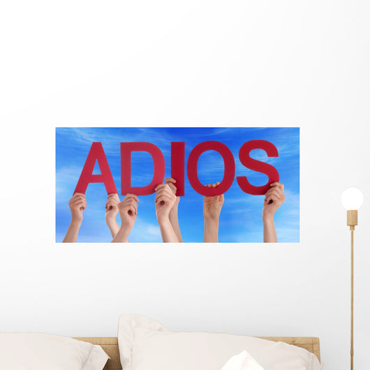 People Holding Straight Spanish Wall Decal