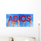 People Holding Straight Spanish Wall Decal
