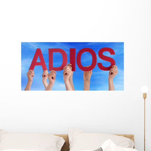People Holding Straight Spanish Wall Decal