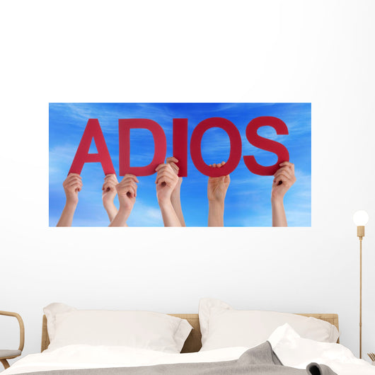 People Holding Straight Spanish Wall Decal