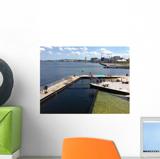 Bridge for Bathing Wall Decal