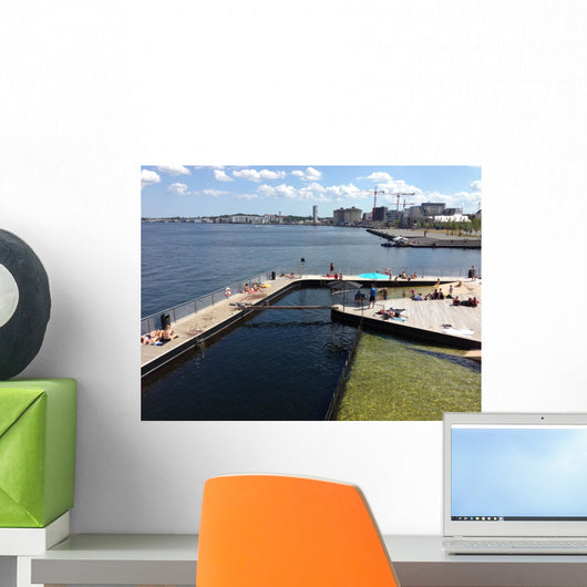 Bridge for Bathing Wall Decal