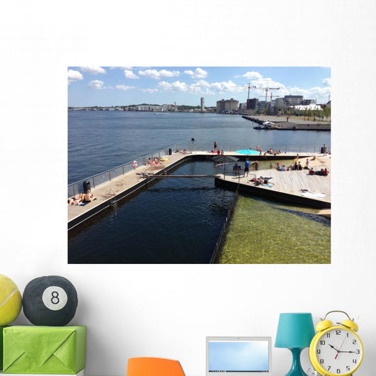 Bridge for Bathing Wall Decal