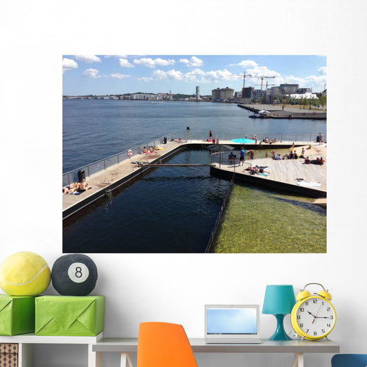 Bridge for Bathing Wall Decal