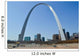 St Louis Arch Wall Decal Design 2