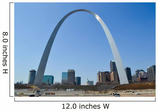 St Louis Arch Wall Decal Design 1