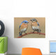 Pair Eastern Bluebird Wall Decal