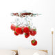 Splashing Strawberries Wall Decal