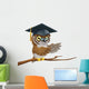 Owl Graduate or Teacher Wall Decal