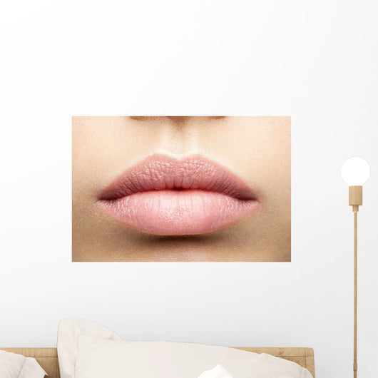 Perfect Natural Lips Wall Decal