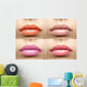 Collage Nude Glossy Lips Wall Decal