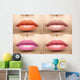 Collage Nude Glossy Lips Wall Decal