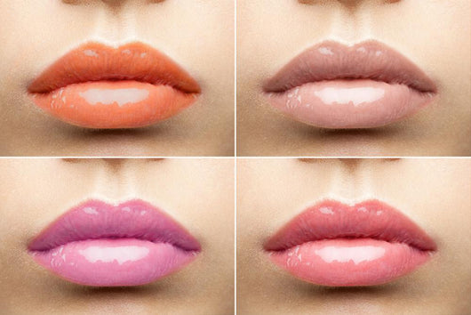 Collage Nude Glossy Lips Wall Decal