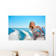 Summer Vacation Young Woman Wall Decal