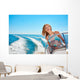 Summer Vacation Young Woman Wall Decal