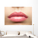 Beauty Glossy Pink Lips Wall Decal