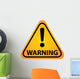 Warning Sign Wall Decal