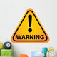 Warning Sign Wall Decal