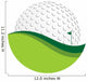 Golf Globe Wall Decal