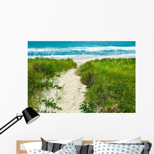 Sandy Path to Beach Wall Decal