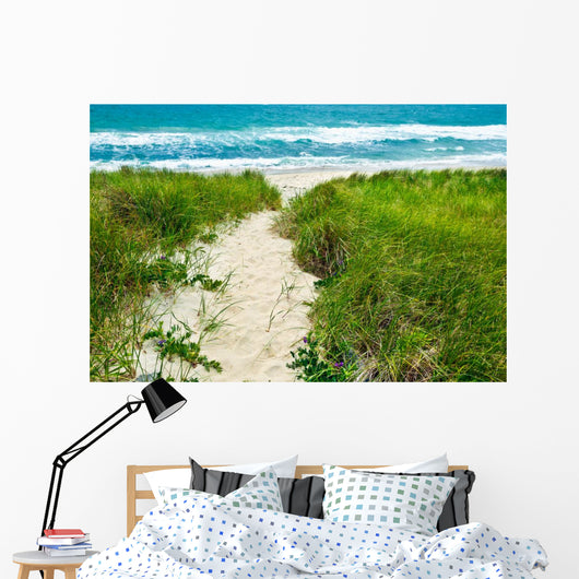Sandy Path to Beach Wall Decal