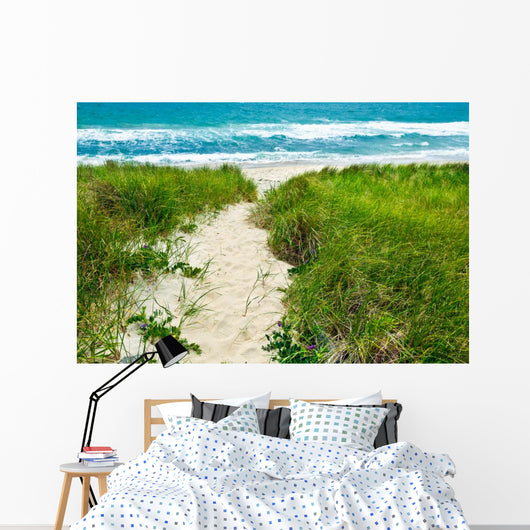 Sandy Path to Beach Wall Decal