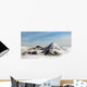 Peaks Mountains above Clouds Wall Decal