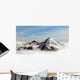 Peaks Mountains above Clouds Wall Decal