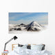 Peaks Mountains above Clouds Wall Decal