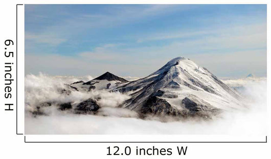 Peaks Mountains above Clouds Wall Decal