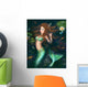 Beautiful Fantasy Mermaid Lake Wall Decal
