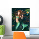 Beautiful Fantasy Mermaid Lake Wall Decal