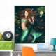 Beautiful Fantasy Mermaid Lake Wall Decal