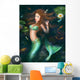 Beautiful Fantasy Mermaid Lake Wall Decal