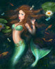 Beautiful Fantasy Mermaid Lake Wall Decal