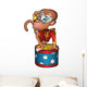 Monkey Circus Performer Detailed Wall Decal
