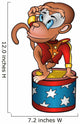 Monkey Circus Performer Detailed Wall Decal